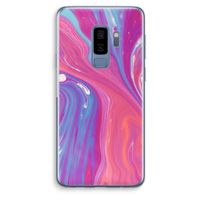 Paarse stroom: Samsung Galaxy S9 Plus Transparant Hoesje