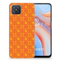 OPPO Reno4 Z | A92s TPU bumper Batik Oranje - thumbnail