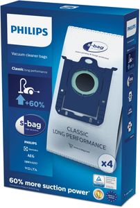 Sbag Classic stofzuigerzak 4st FC8021/03