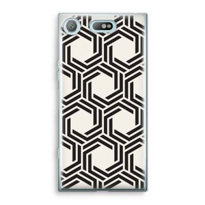 Geometrisch patroon: Sony Xperia XZ1 Compact Transparant Hoesje