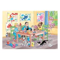 Jumbo Jan van haasteren junior 20 legpuzzel - creatief met klei - 150st.