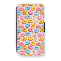 Pink donuts: iPhone 8 Plus Flip Hoesje