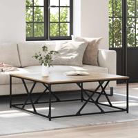 Salontafel artisanaal eikenkleurig 100 x 100 x 40 cm Salontafel artisanaal eikenkleurig 100 x 100 x 40 cm