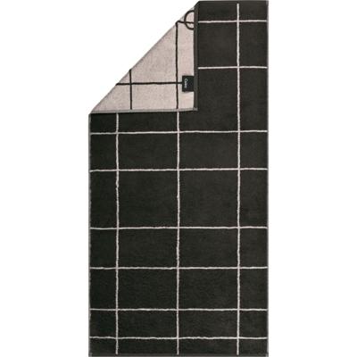 Cawö Cawo Atelier Lines Handdoek 50/100 basalt