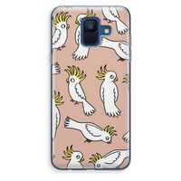 Papegaai: Samsung Galaxy A6 (2018) Transparant Hoesje Papegaai: Samsung Galaxy A6 (2018) Transparant Hoesje