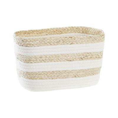 Mand DKD Home Decor 28 x 20 x 18 cm Natuurlijke Vezel