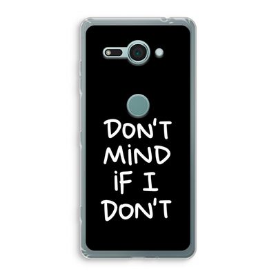 Don't Mind: Sony Xperia XZ2 Compact Transparant Hoesje
