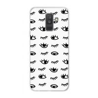 Eye pattern #2: Samsung Galaxy A6 Plus (2018) Transparant Hoesje