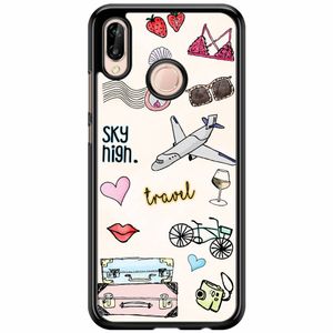 Huawei P20 Lite hoesje - Let's travel