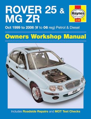 Haynes Werkplaatshandboek Rover 25 & MG ZR benzine & diesel (Okt 1999-2006) 4145