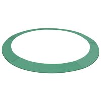 VidaXL Veiligheidsmat voor 3,66 m ronde trampoline PE groen - thumbnail