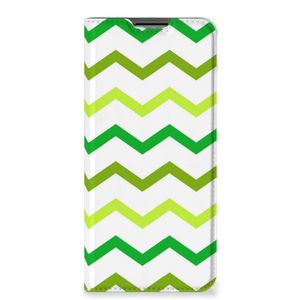 OPPO A54s | A16 | A16s Hoesje met Magneet Zigzag Groen