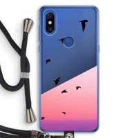 Fly away: Xiaomi Mi Mix 3 Transparant Hoesje met koord