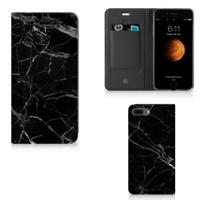 Apple iPhone 7 Plus | 8 Plus | Standcase | Marmer Zwart - Origineel Cadeau Vader