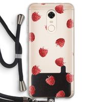 Framboosjes: Xiaomi Redmi 5 Transparant Hoesje met koord