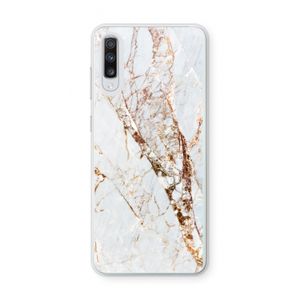Goud marmer: Samsung Galaxy A70 Transparant Hoesje
