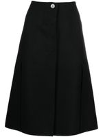 Lanvin A-line midi skirt - Noir - thumbnail