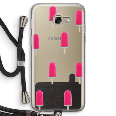 Waterijsje: Samsung Galaxy A5 (2017) Transparant Hoesje met koord