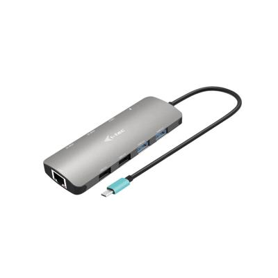 USB-HUB i-Tec C31NANOHDM2DOCPD 100 W Zilverkleurig