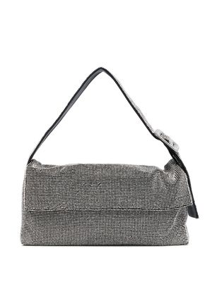 Benedetta Bruzziches sac porté épaule à ornements en cristal - Argent