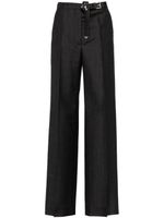 Prada pantalon de tailleur en mohair - Noir - thumbnail