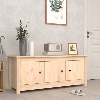 Schoenenkast 110x38x45,5 cm massief grenenhout