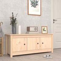 Schoenenkast 110x38x45,5 cm massief grenenhout