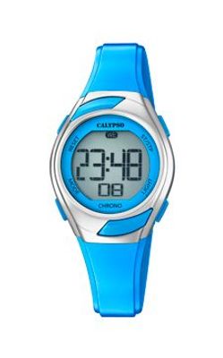Horlogeband Calypso K5738-3 Rubber Blauw 7mm