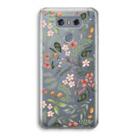 Sweet little flowers: LG G6 Transparant Hoesje