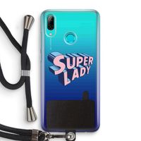 Superlady: Huawei P Smart (2019) Transparant Hoesje met koord