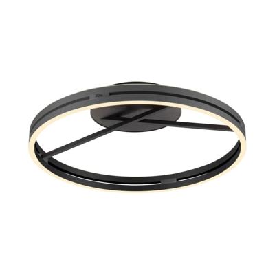Paul Neuhaus Ronde plafondlampPure Loop grijs - 6552-15