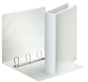 Esselte Panorama Ring Binders Deluxe, PVC White 4 x 30 mm ringband A4 Wit