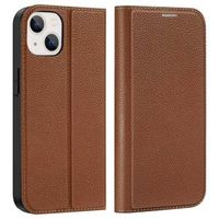 Dux Ducis Skin X2 iPhone 14 Flip Case - Bruin - thumbnail