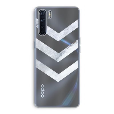 Marmeren pijlen: Oppo A91 Transparant Hoesje