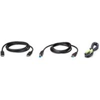 ATEN 2L-7D02UDPX3 toetsenbord-video-muis (kvm) kabel Zwart 1,8 m