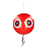 Knock Pest Schrikballon Rood