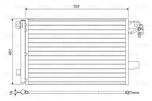 Condensor, airconditioning 814461
