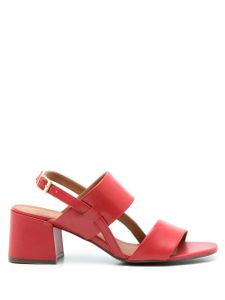 Sarah Chofakian sandales Laura 65 mm en cuir - Rouge