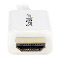 StarTech.com Mini DisplayPort-naar-HDMI-converterkabel 1 m 4K wit - thumbnail