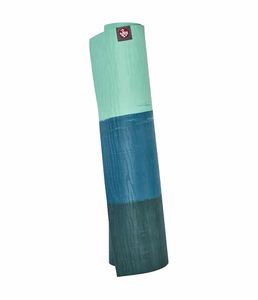 Manduka eKO Lite Yogamat Rubber Blauw 4 mm - Strive 3 Striped - 180 x 61 cm