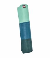 Manduka eKO Lite Yogamat Rubber Blauw 4 mm - Strive 3 Striped - 180 x 61 cm