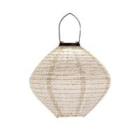 Solar Lampion 29 x 25 cm Wit Marrakesh - Annas collection