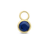 14K Geelgouden Oorringhanger September Geboortesteen 8,5x6mm - Per Stuk