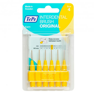 TePe Interdentale Ragers Original 0.7 mm geel - 6 stuks