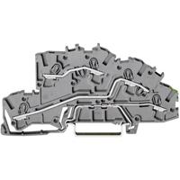 WAGO 2003-7645 Installatie-etageklem 5.20 mm Spanveer Toewijzing: L, L, Terre Grijs 1 stuk(s)