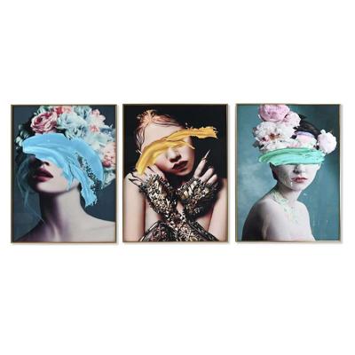 Schilderij DKD Home Decor Aluminium Hout MDF 60 x 3 x 80 cm