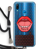 Yolo Denise: Huawei P20 Lite Transparant Hoesje met koord