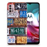 Motorola Moto G30 | G10 | Siliconen hoesje | met foto Kentekenplaten
