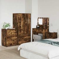 Opbergkast Gerookt eiken 60 x 48 x 81 cm Bewerkt hout