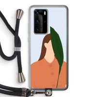 Leaf: Huawei P40 Pro Transparant Hoesje met koord